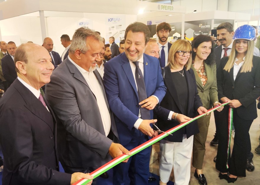 Il Vicepremier Salvini da il via a un EdilExpoRoma da record